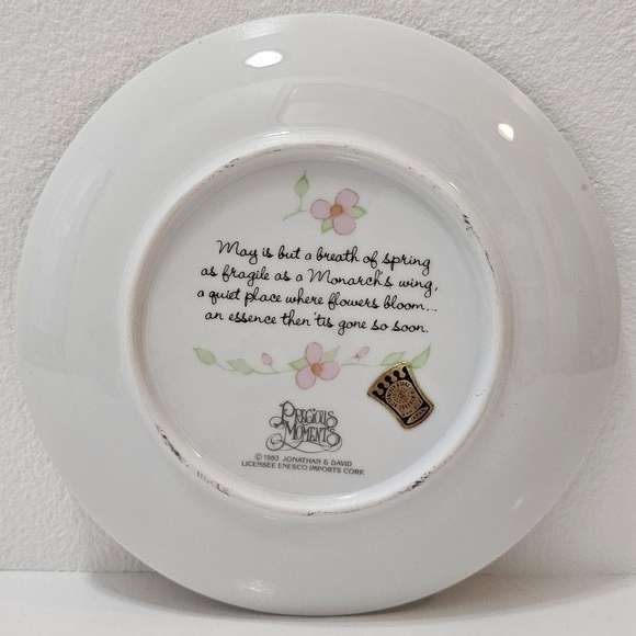 Precious Moments Months of the Year Plates - May - Picture 9 of 12